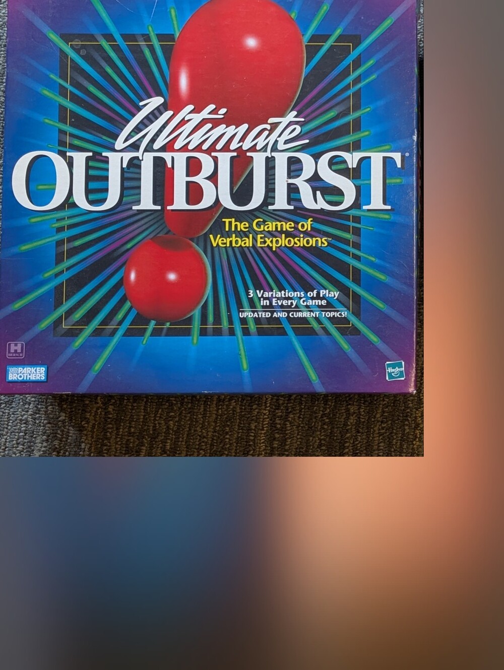 Vintage 1999 Hasbro Ultimate Outburst Party Game - Complete Set